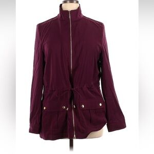 NWT White House, black market jacket color burgundy